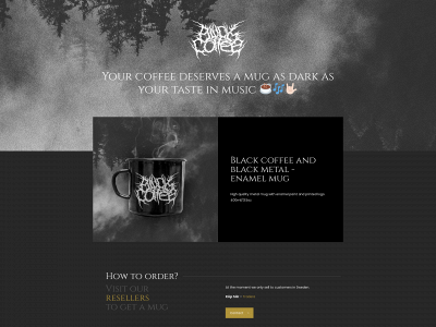 blackcoffeeandblackmetal.com snapshot