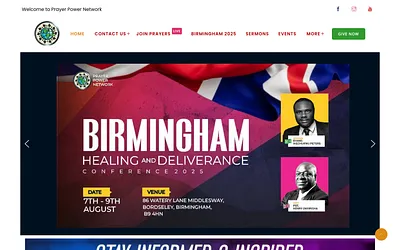 prayerpowernetwork.org.uk snapshot