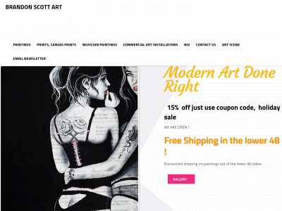 brandonscottart.com snapshot