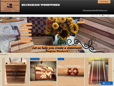 www.bluegrasswoodwork.com snapshot
