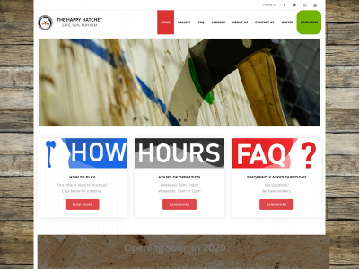 thehappyhatchet.com snapshot