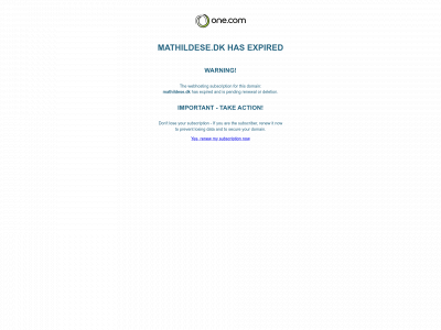 mathildese.dk snapshot