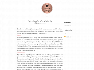 afearlessbutterfly.com snapshot