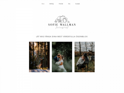 fotografsofiewallman.se snapshot