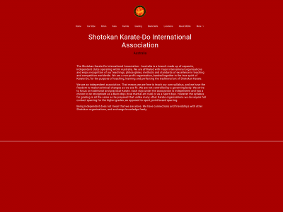 shotokankaratedoaustralia.com snapshot