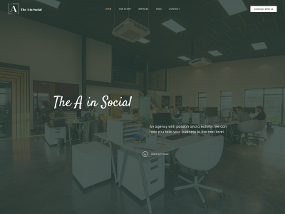 theainsocial.com snapshot