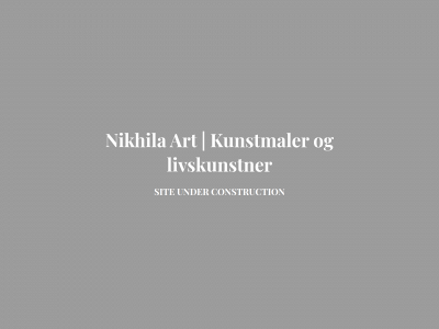 nikhila-art.dk snapshot