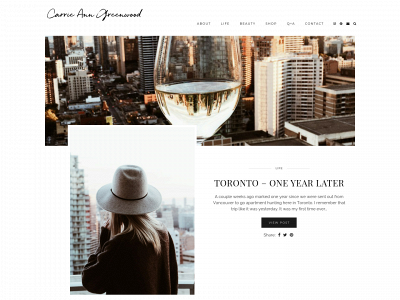 carrieanngreenwood.com snapshot