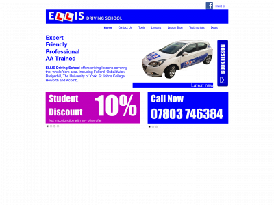 ellisdrivingschool.co.uk snapshot