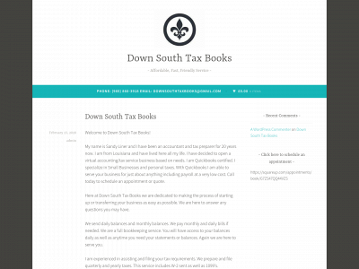 downsouthtaxbooks.com snapshot