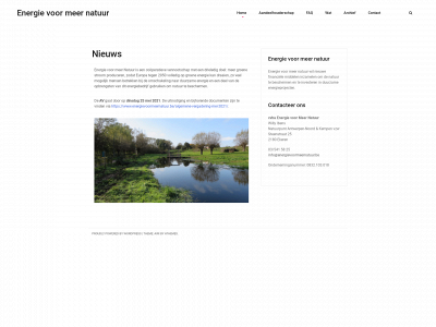 energievoormeernatuur.be snapshot