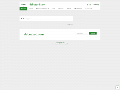 debuzzed.com snapshot