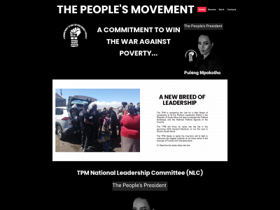 thepeoplesmovement.co.za snapshot