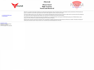 phasar.nl snapshot