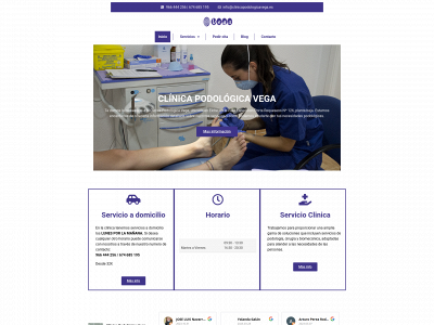 clinicapodologicavega.es snapshot