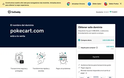 pokecart.com snapshot
