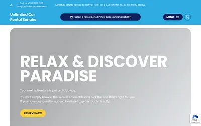 unlimitedbonaire.com snapshot