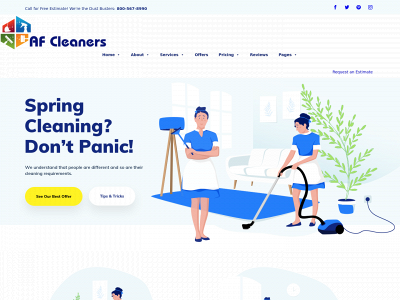 afcleaners.co.uk snapshot