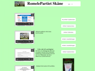 romelepartiet.se snapshot