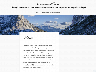 encouragementcorner.com snapshot