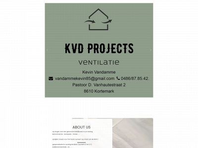 kvdprojectsventilatie.be snapshot
