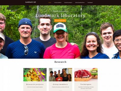 lundmark-lab.se snapshot