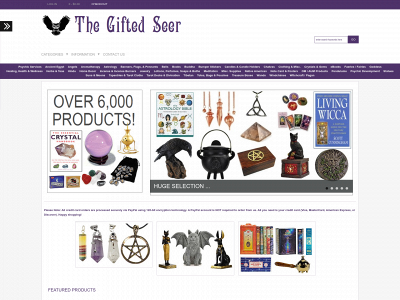 thegiftedseer.com snapshot