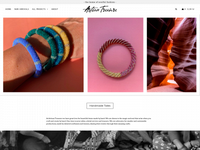 artisantreasure.dk snapshot