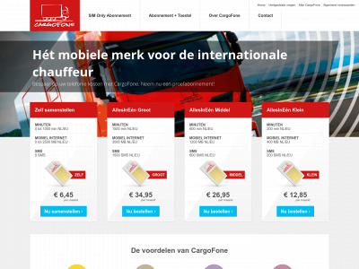 cargofone.nl snapshot