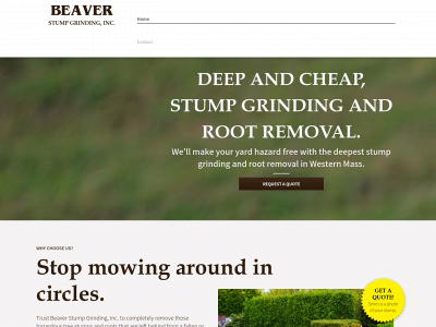 www.beaverstumpgrindinginc.com snapshot