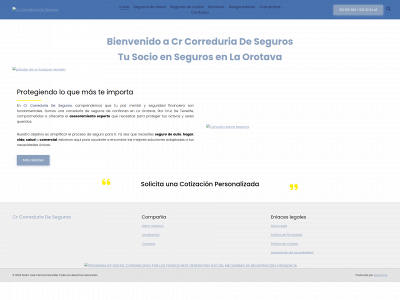 www.crcorreduriadeseguros.com snapshot