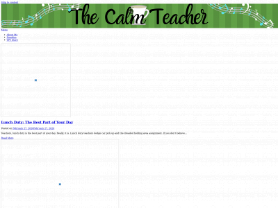 thecalmteacher.com snapshot