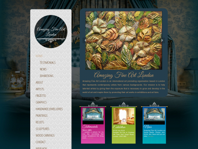 www.amazingfineartlondon.com snapshot