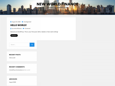 newworld.finance snapshot