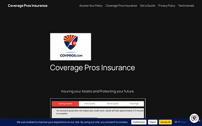 covpros.com snapshot