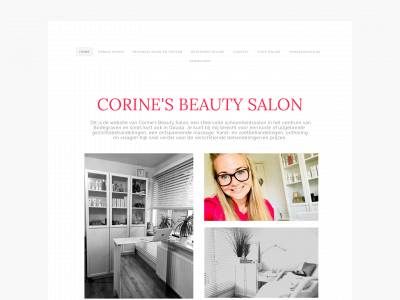 www.corinesbeautysalon.com snapshot
