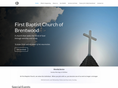 firstbaptistbrentwood.com snapshot