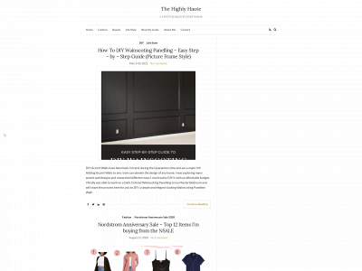 thehighlyhaute.com snapshot