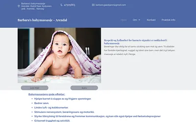 babymassasje-arendal.no snapshot