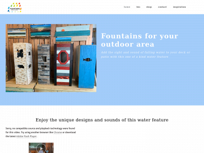 www.fountainsandsuch.com snapshot
