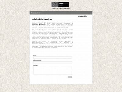 arquitectojoaocristovao.com snapshot