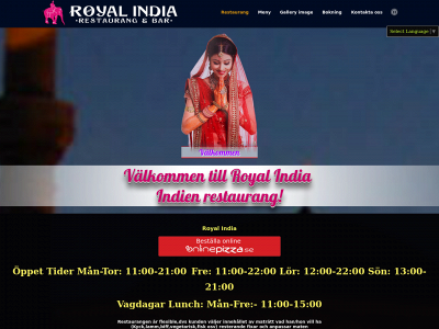royalindia.se snapshot