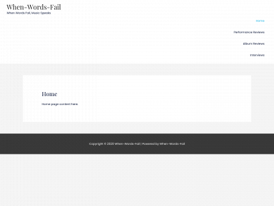 when-words-fail.com snapshot