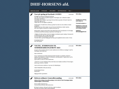 dhif-horsens.dk snapshot