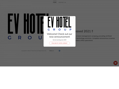 evhotelgroup.com snapshot