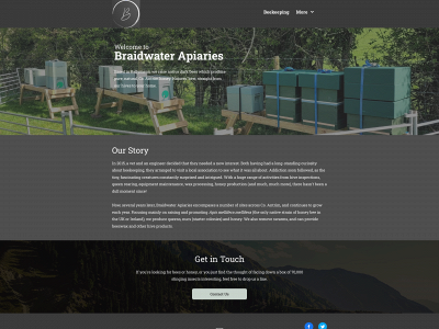 braidwaterapiaries.co.uk snapshot