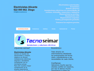 electricistasalicante.info snapshot