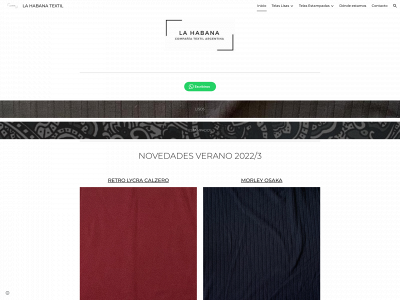 lahabanatextil.com snapshot