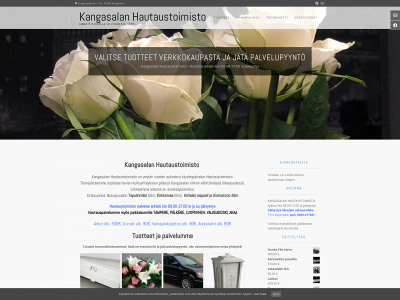 kangasalanhautaustoimisto.fi snapshot