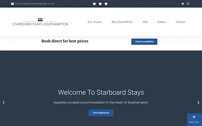 starboardstays.co.uk snapshot